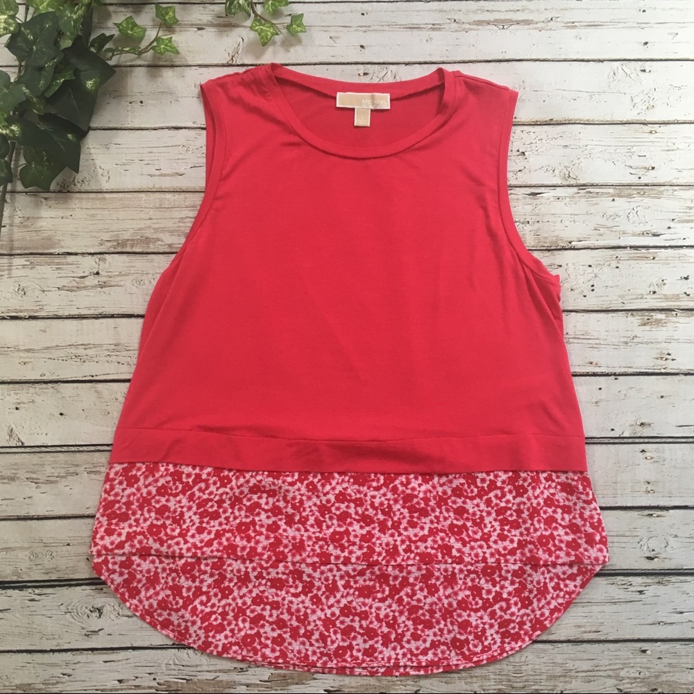 Michael Kors Pink Tank Top Blouse